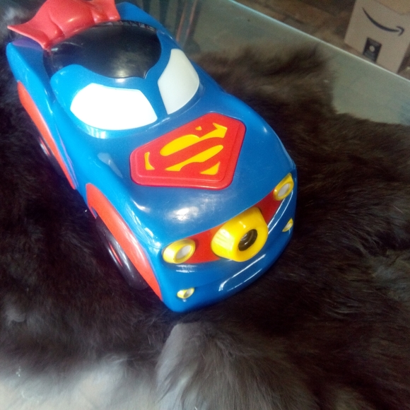2/15 superman logo press light car - Picture 1 of 2